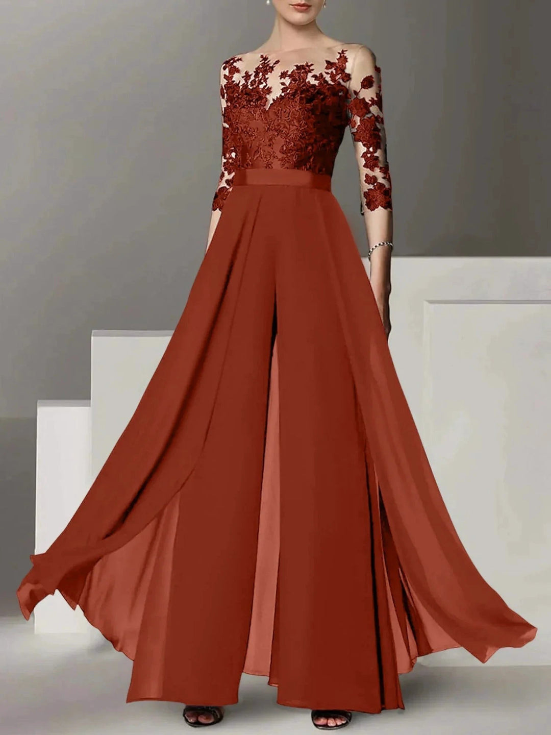 A-Line/Princess Mother of the Bride Dresses with Applique by Dreamylily