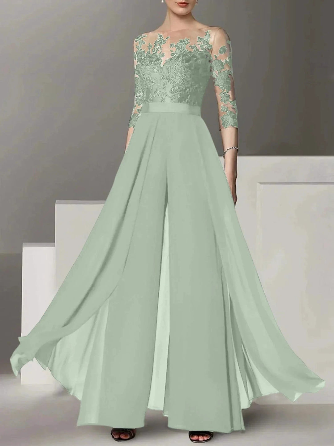 A-Line/Princess Mother of the Bride Dresses with Applique by Dreamylily