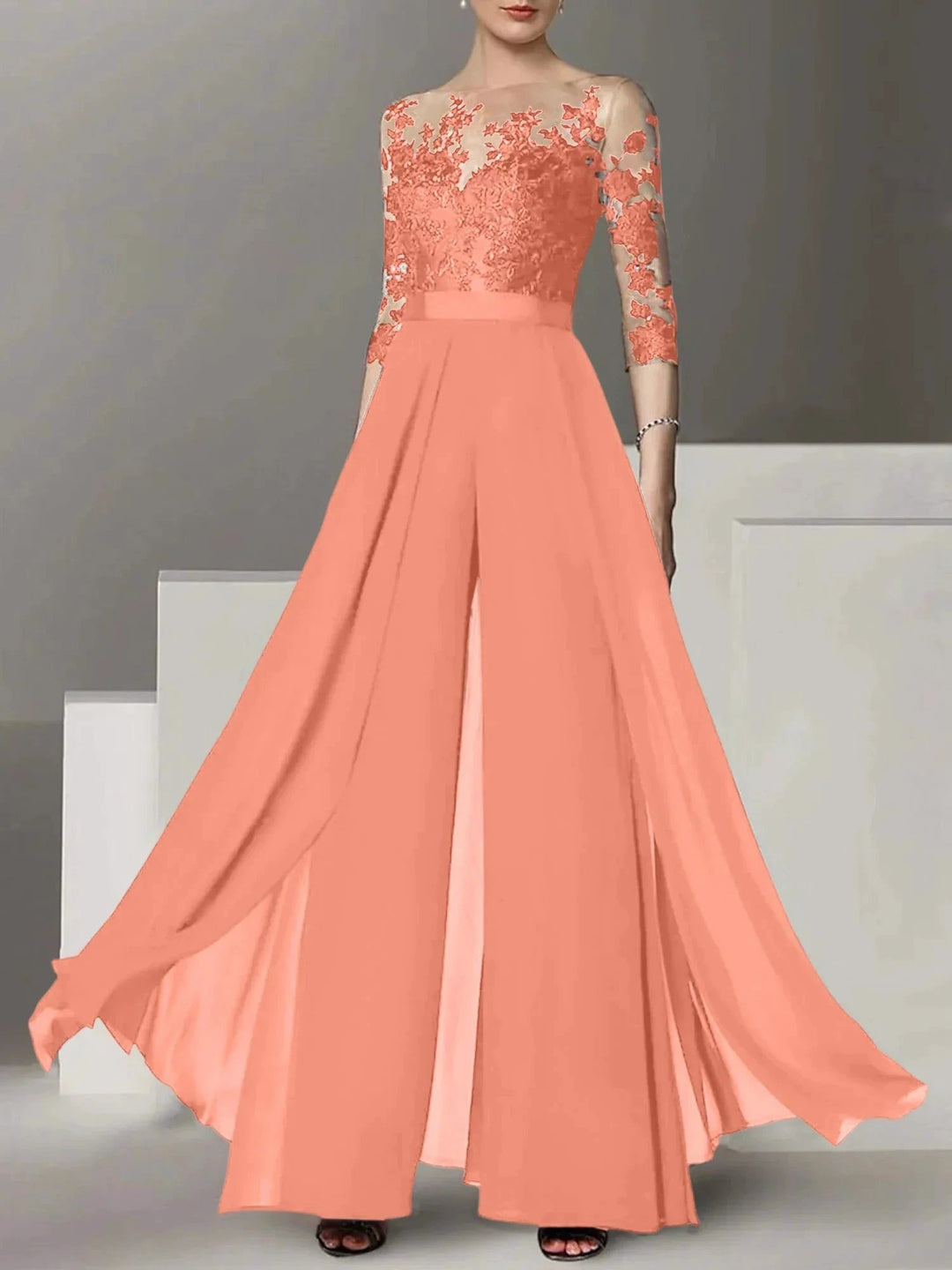 A-Line/Princess Mother of the Bride Dresses with Applique by Dreamylily