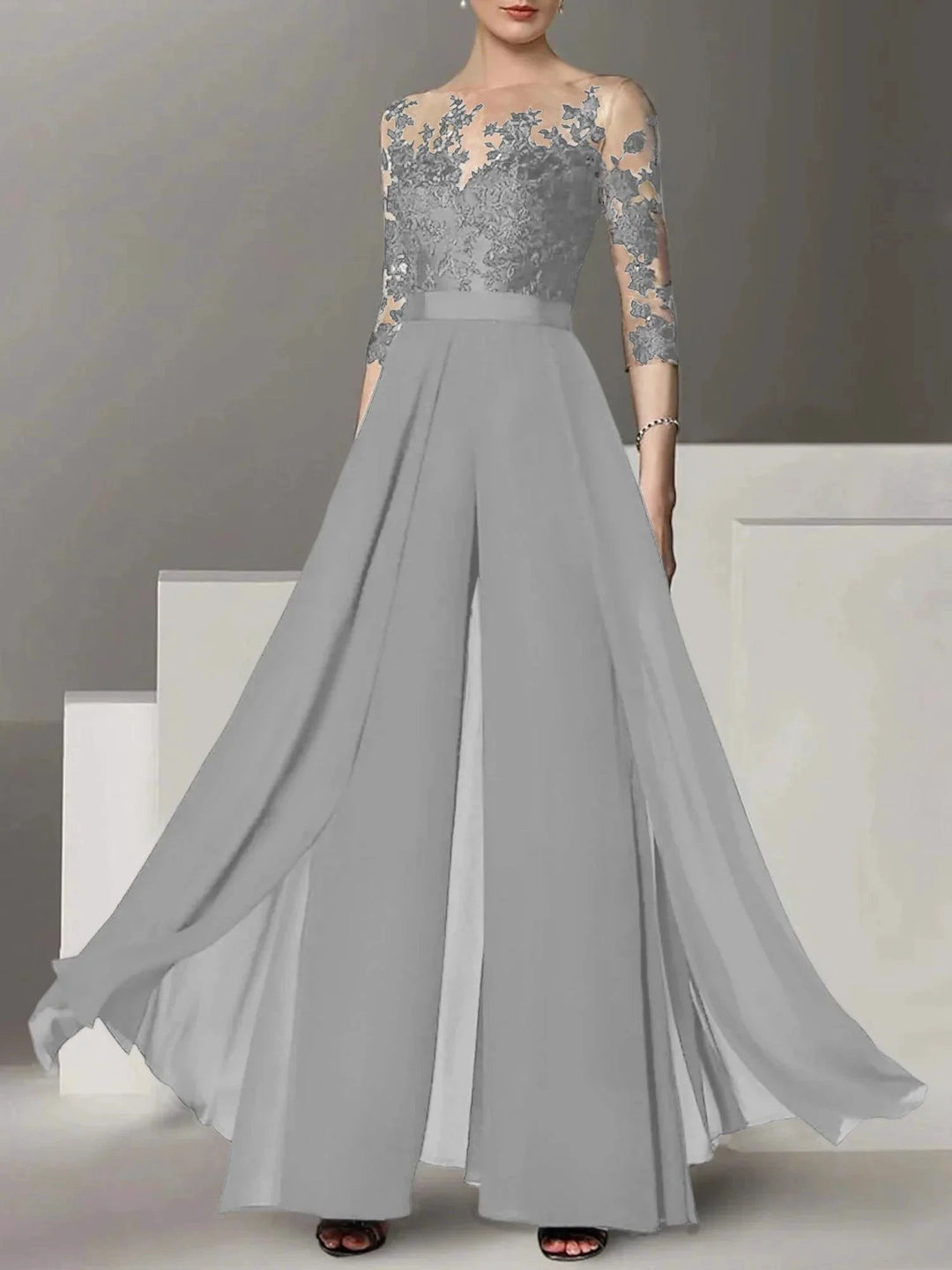 A-Line/Princess Mother of the Bride Dresses with Applique by Dreamylily