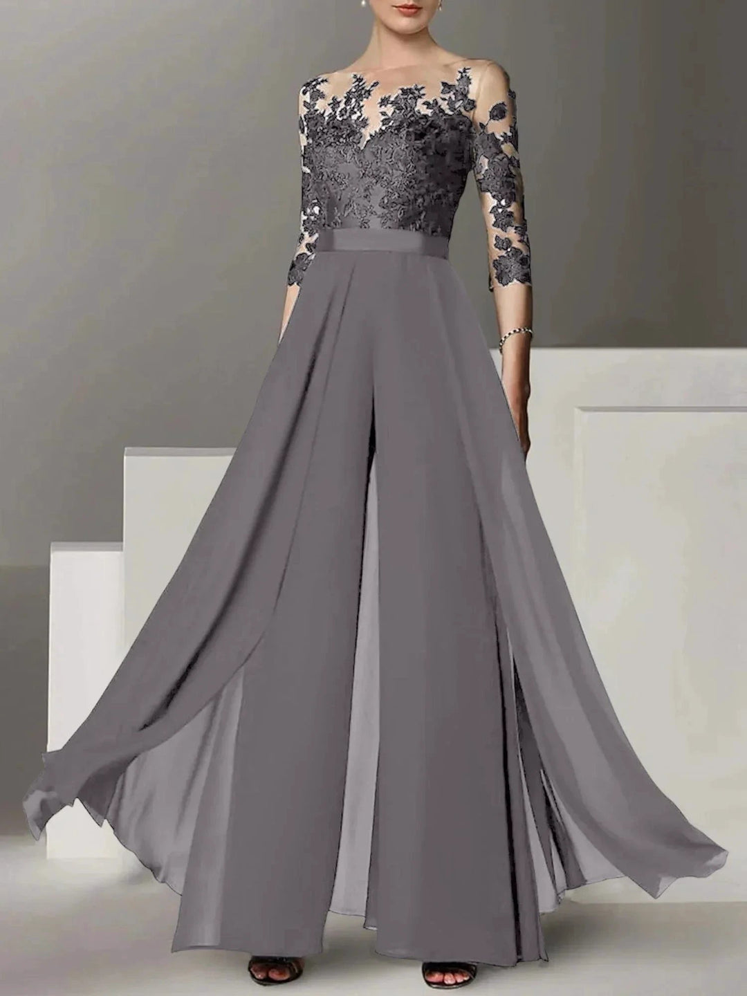 A-Line/Princess Mother of the Bride Dresses with Applique by Dreamylily