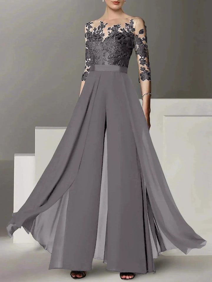 A-Line/Princess Mother of the Bride Dresses with Applique by Dreamylily