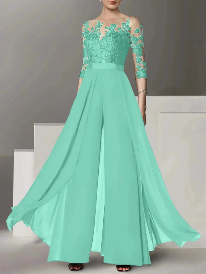 A-Line/Princess Mother of the Bride Dresses with Applique by Dreamylily