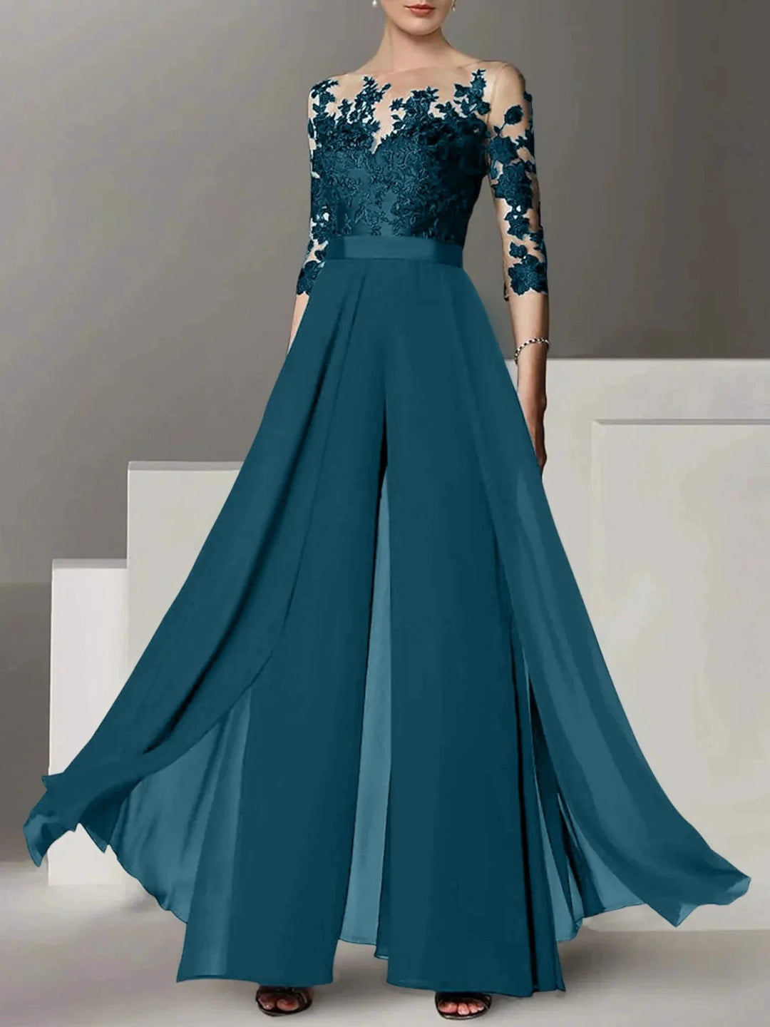 A-Line/Princess Mother of the Bride Dresses with Applique by Dreamylily