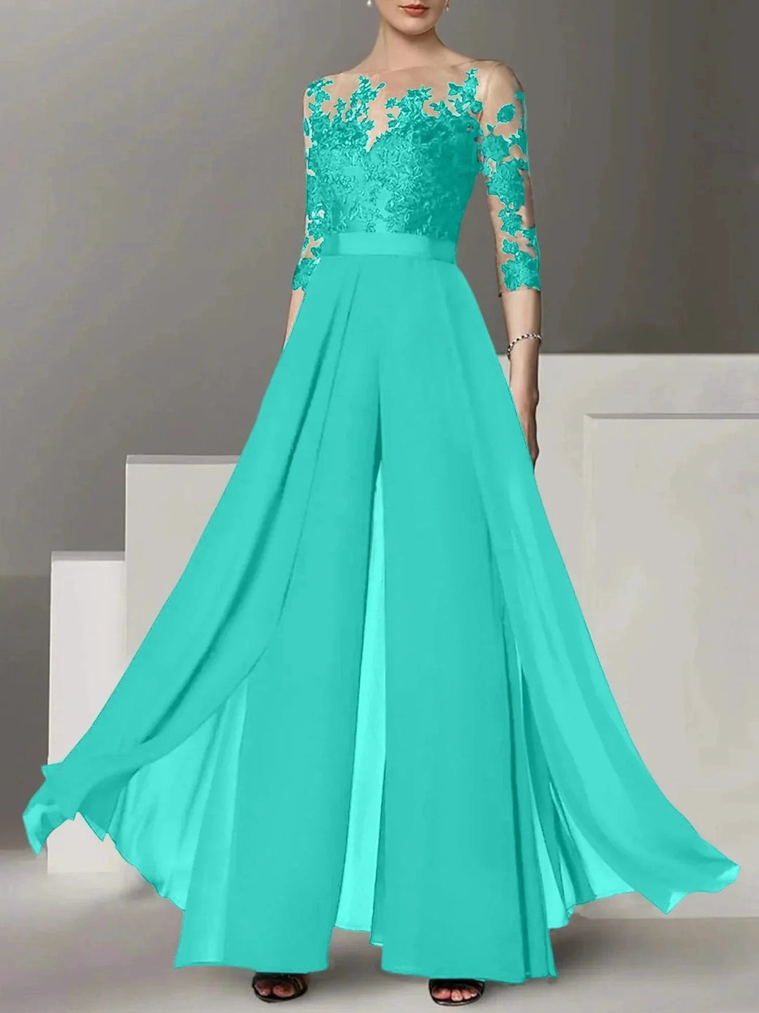 A-Line/Princess Mother of the Bride Dresses with Applique by Dreamylily