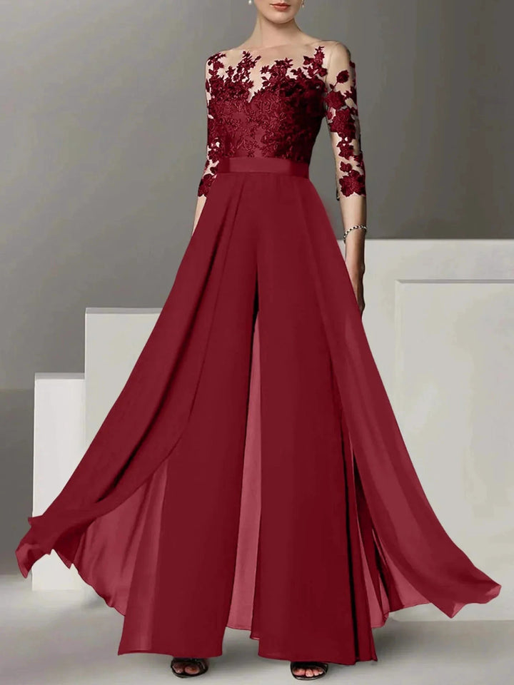 A-Line/Princess Mother of the Bride Dresses with Applique by Dreamylily
