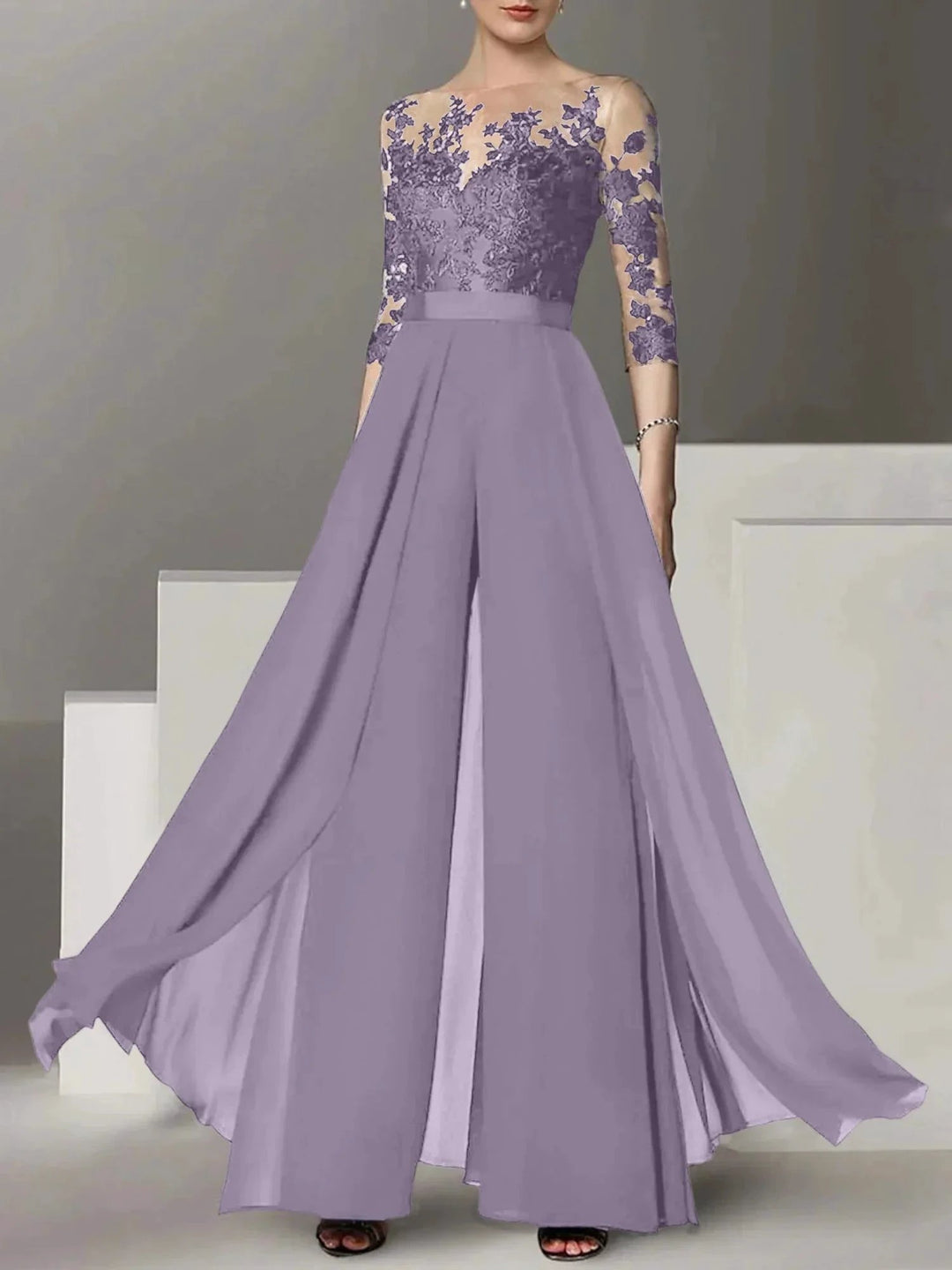 A-Line/Princess Mother of the Bride Dresses with Applique by Dreamylily