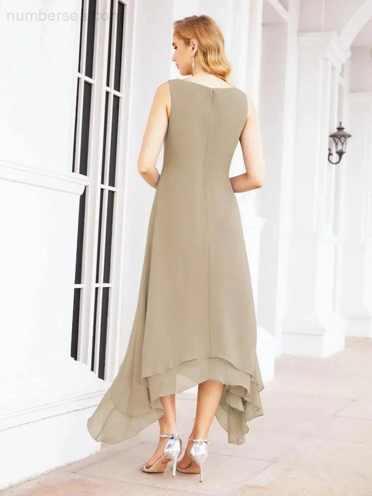 Sunnderly Two-Piece A-line Mother of The Bride Dress Formal Party Gown Dress SY28073 by numbersea