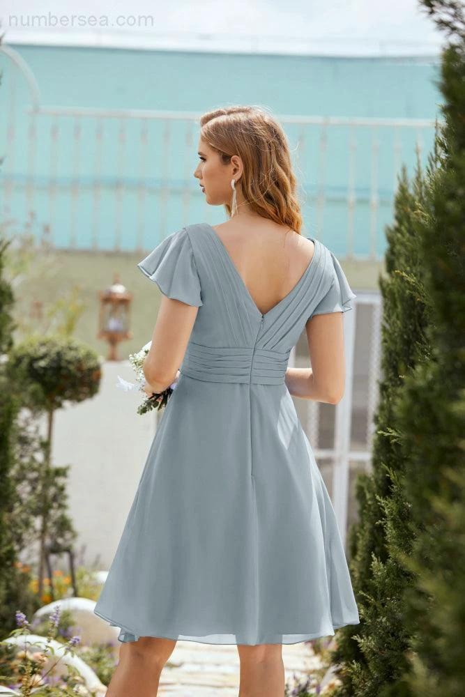 Knee Length Homecoming Dresses Formal Cocktail Prom Gown 28013 by numbersea