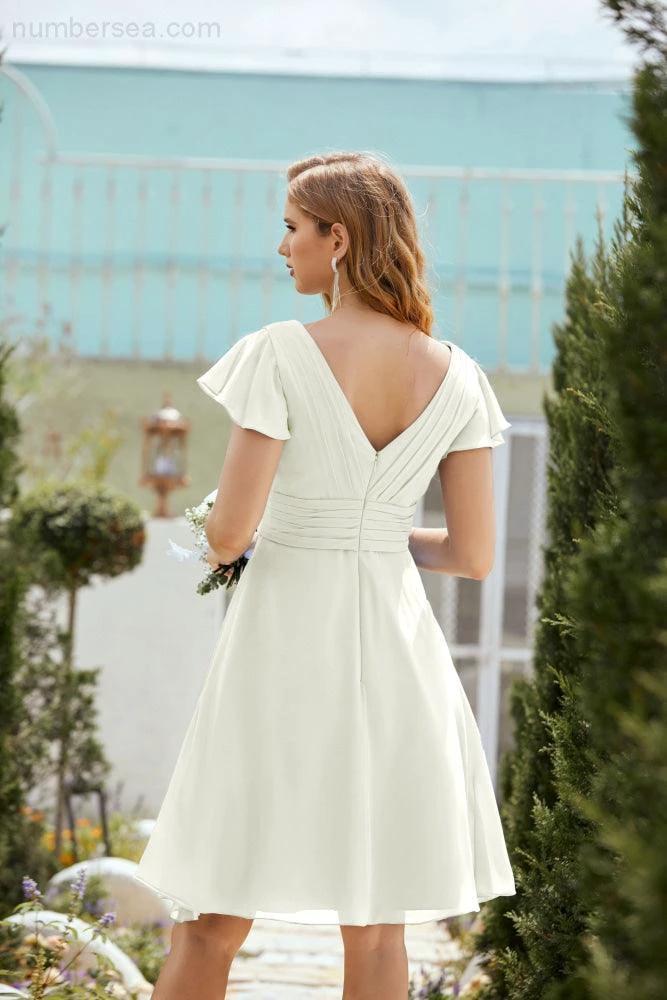Knee Length Homecoming Dresses Formal Cocktail Prom Gown 28013 by numbersea
