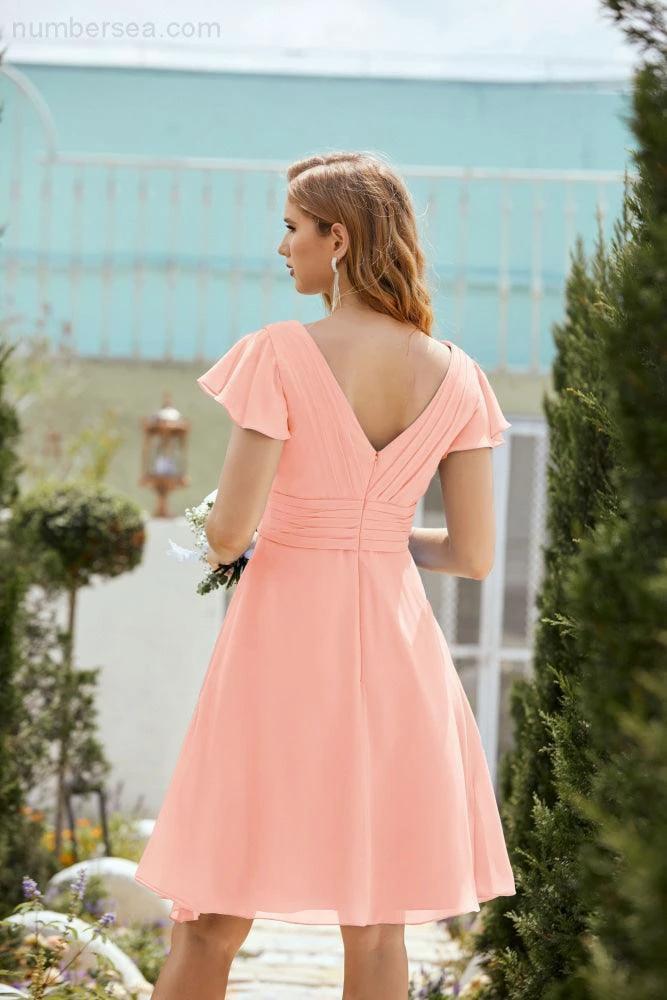 Knee Length Homecoming Dresses Formal Cocktail Prom Gown 28013 by numbersea