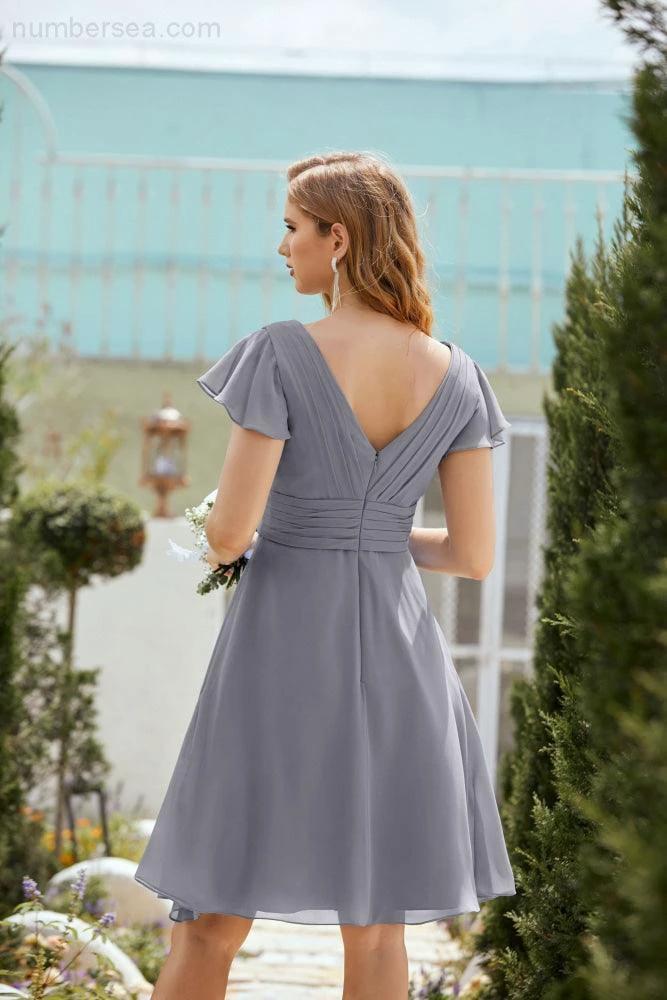 Knee Length Homecoming Dresses Formal Cocktail Prom Gown 28013 by numbersea