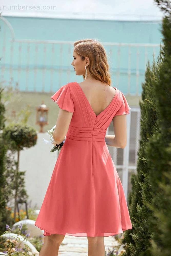 Knee Length Homecoming Dresses Formal Cocktail Prom Gown 28013 by numbersea