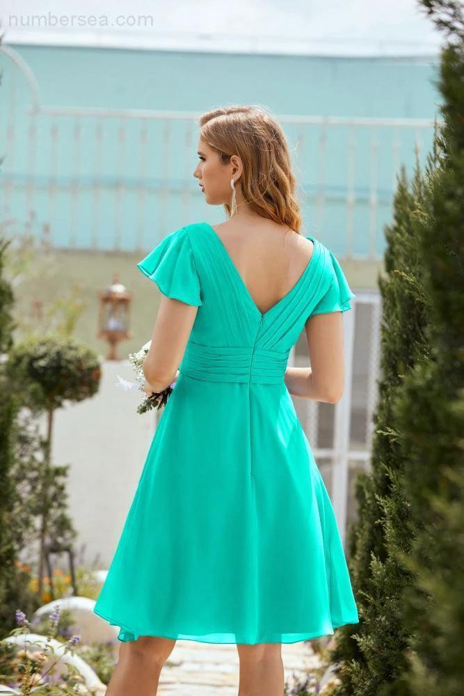 Knee Length Homecoming Dresses Formal Cocktail Prom Gown 28013 by numbersea