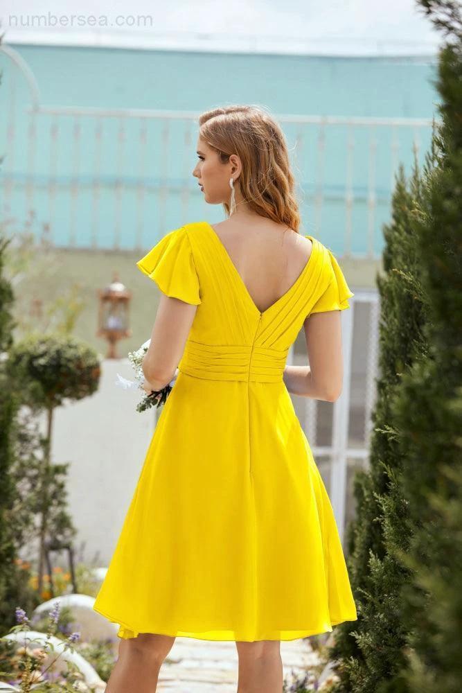 Knee Length Homecoming Dresses Formal Cocktail Prom Gown 28013 by numbersea