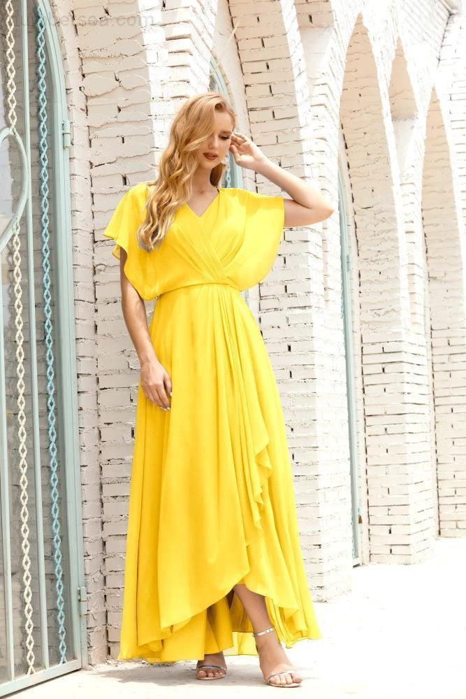 Numbersea Mother of The Bride Dresses Plus Size V-Neck Floor Length Formal Prom Dress for Wedding Guest 28020 by numbersea
