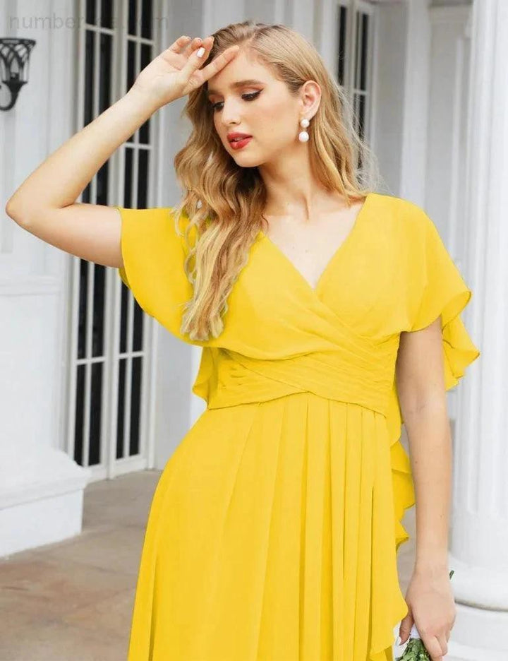 Numbersea Bridesmaid Dresses Backless Formal Prom Gowns for Evening Party Mother of The Bride Dress 28040 by numbersea