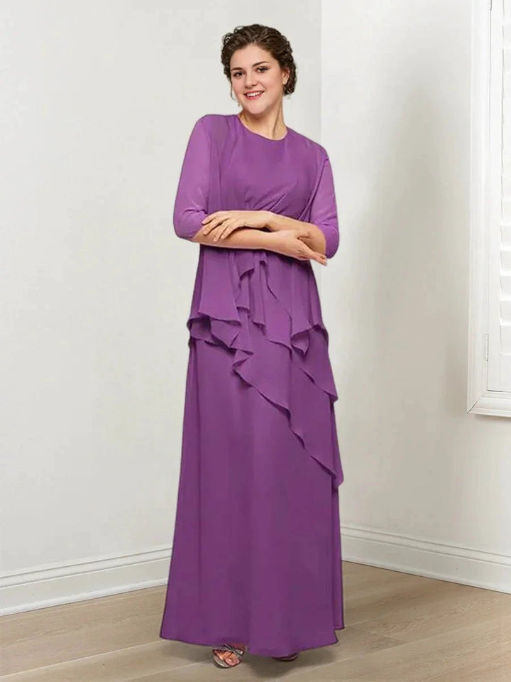 A-Line/Princess Mother of the Bride Dresses with Ruffles &amp; Jacket by Dreamylily