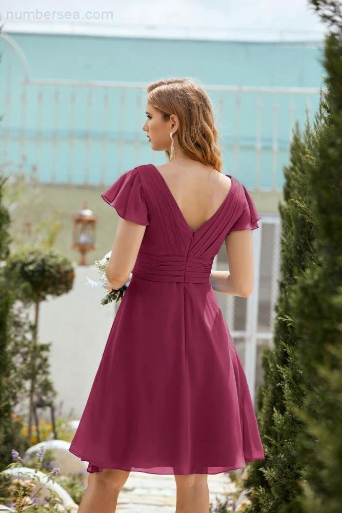Knee Length Homecoming Dresses Formal Cocktail Prom Gown 28013 by numbersea