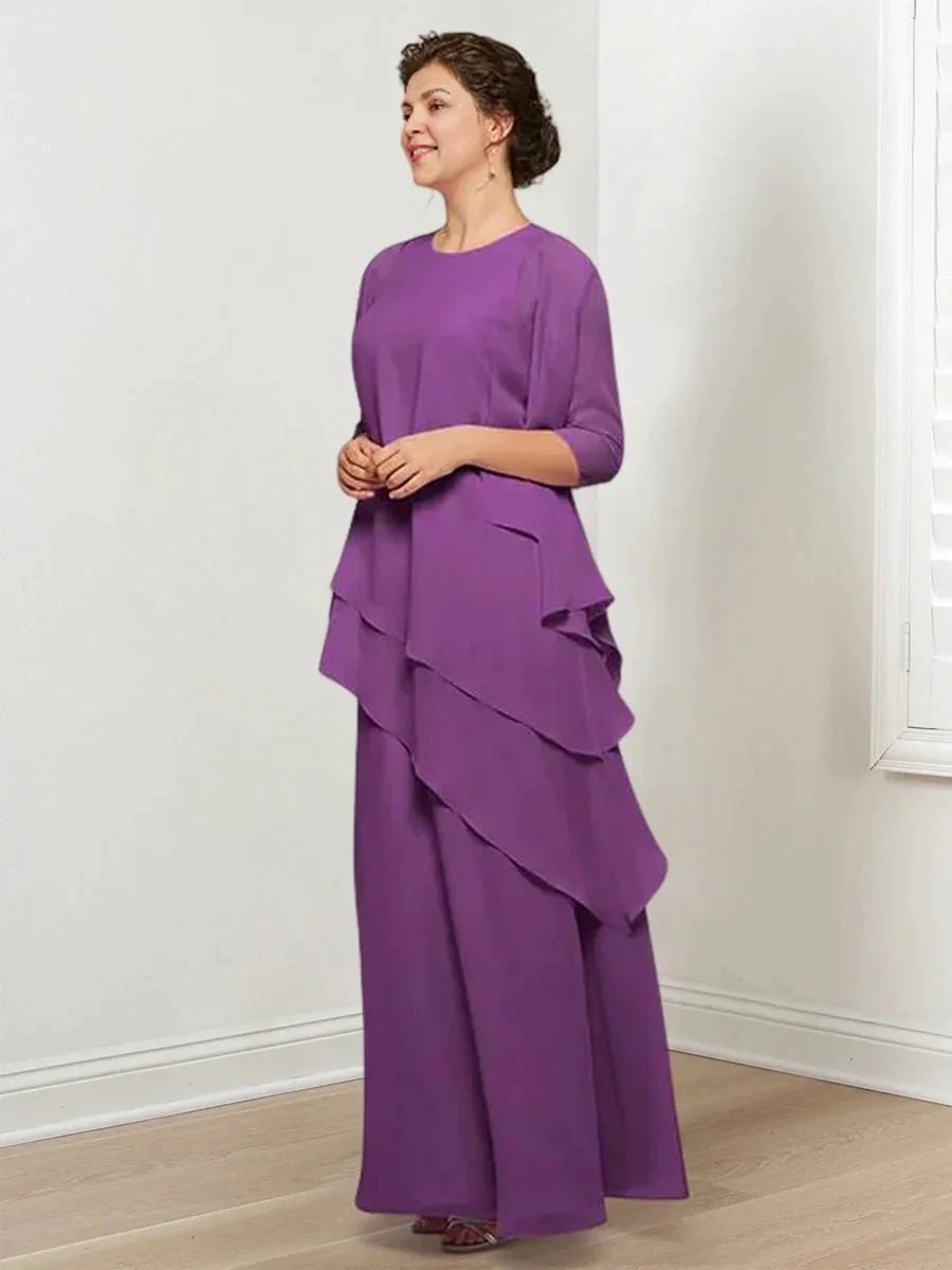A-Line/Princess Mother of the Bride Dresses with Ruffles &amp; Jacket by Dreamylily