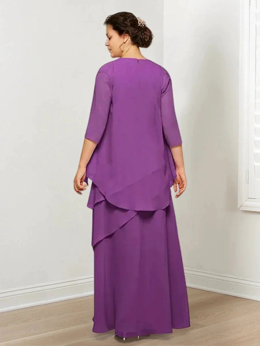 A-Line/Princess Mother of the Bride Dresses with Ruffles &amp; Jacket by Dreamylily