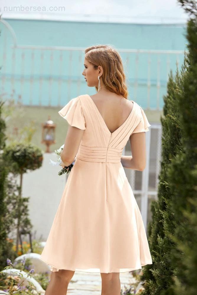 Knee Length Homecoming Dresses Formal Cocktail Prom Gown 28013 by numbersea