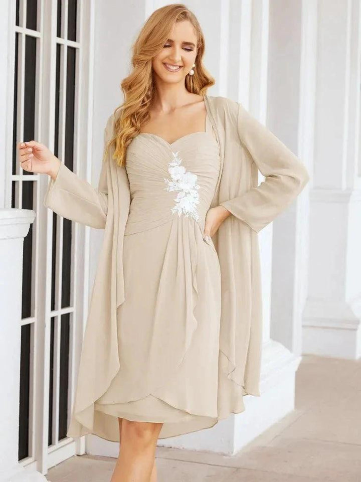 Sunnderly Mother of The Bride Groom Dresses Lace Appliques for Wedding Guest SY28066 by numbersea