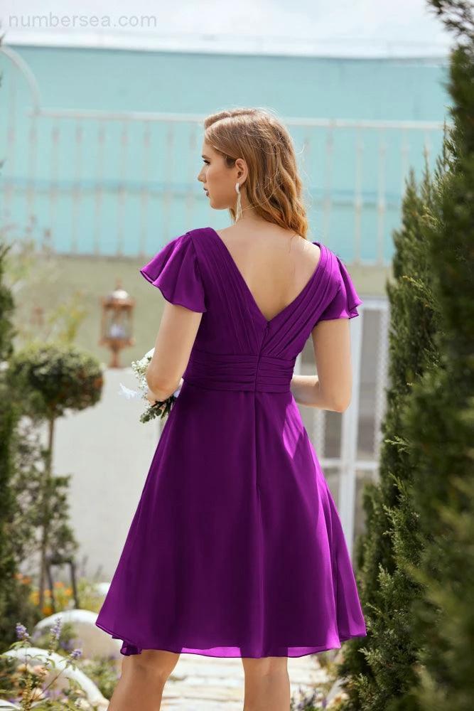 Knee Length Homecoming Dresses Formal Cocktail Prom Gown 28013 by numbersea