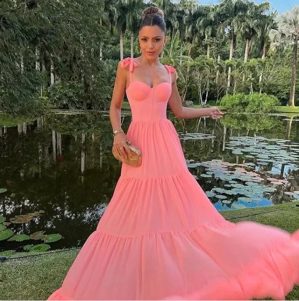 A-line Sleeveless Long Prom Dress, Evening Dresses Y1877 by simplepromdress