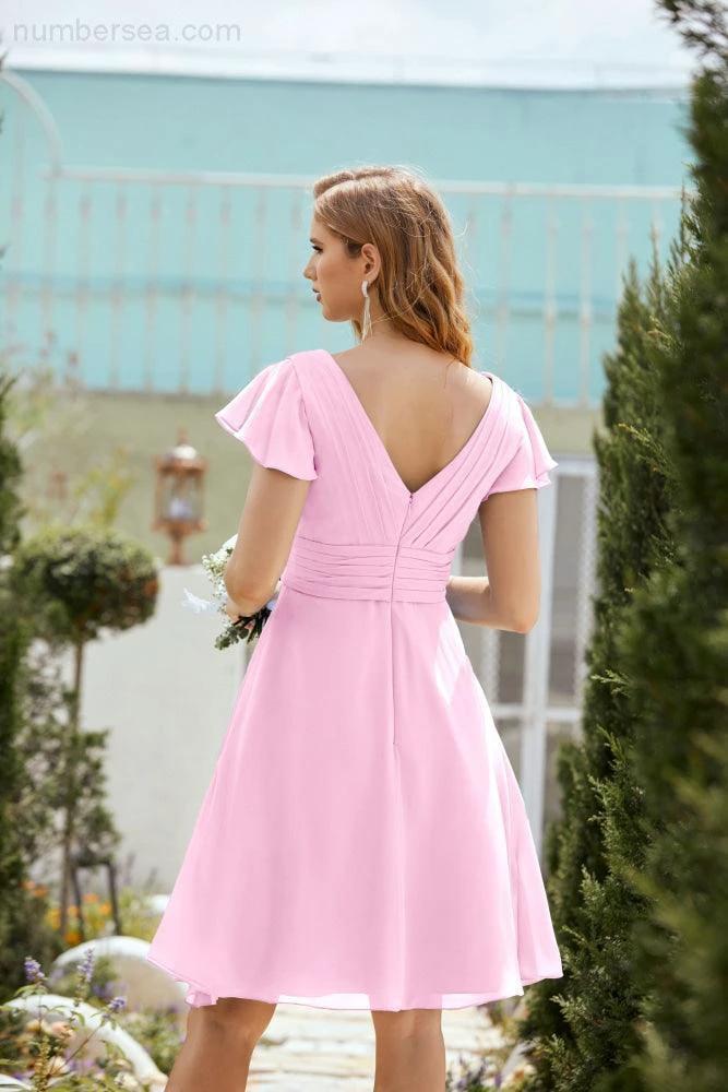 Knee Length Homecoming Dresses Formal Cocktail Prom Gown 28013 by numbersea