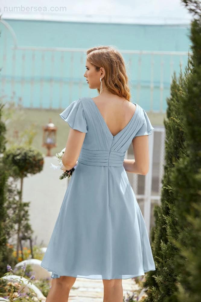 Knee Length Homecoming Dresses Formal Cocktail Prom Gown 28013 by numbersea