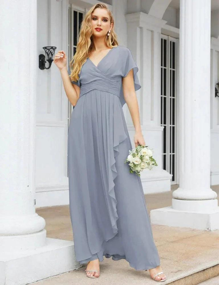 Numbersea Bridesmaid Dresses Backless Formal Prom Gowns for Evening Party Mother of The Bride Dress 28040 by numbersea