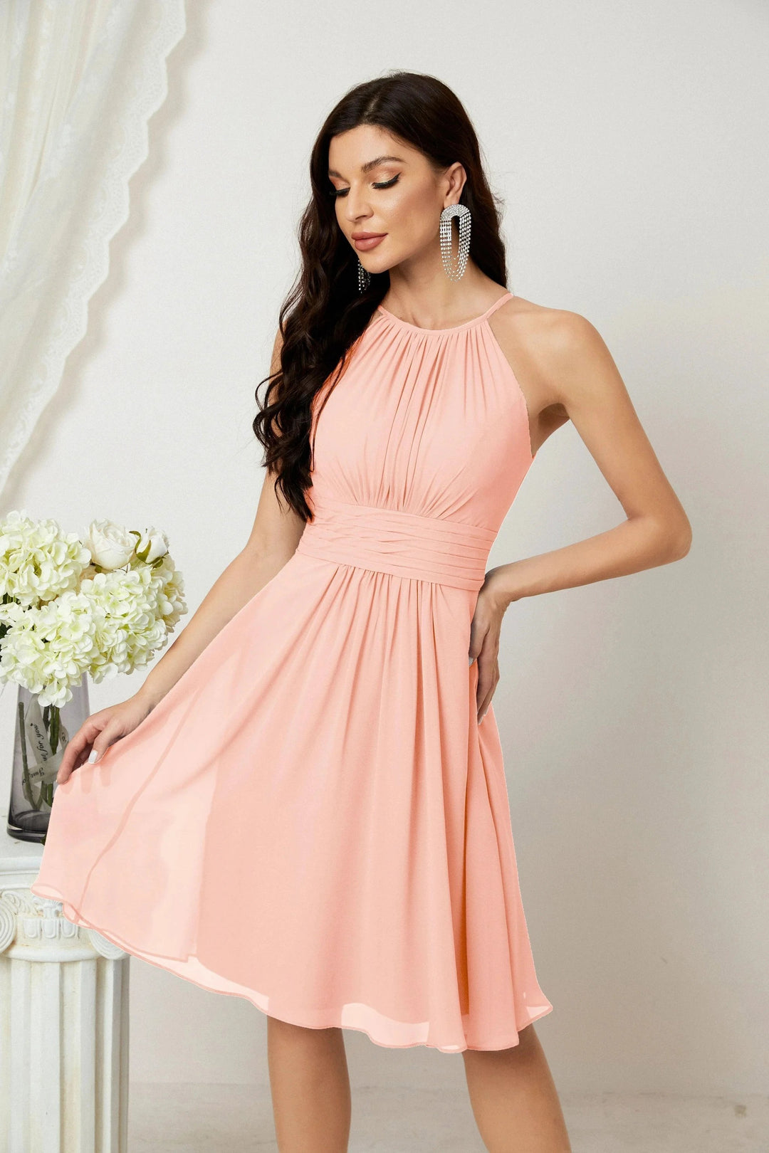 Halter Homecoming Dresses Formal Evening Party Cocktail Dress 28011 by numbersea