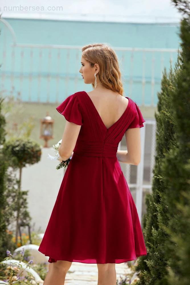 Knee Length Homecoming Dresses Formal Cocktail Prom Gown 28013 by numbersea