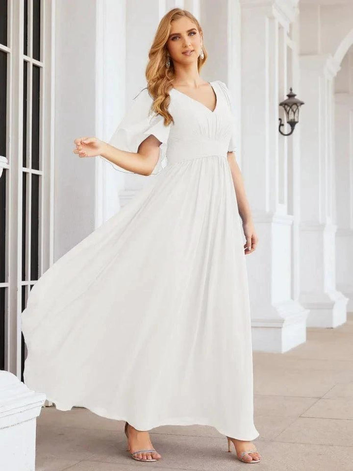Numbersea Bridesmaid Dresses for Women Wedding Long Party Prom Dress 28068 by numbersea