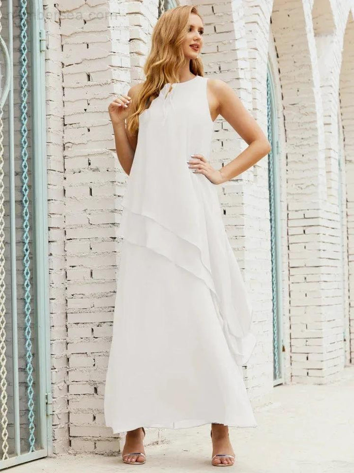 Chiffon Long Plus Size Mother of Bride Dresses Formal Bridesmaid Prom Gown SY28019 by numbersea