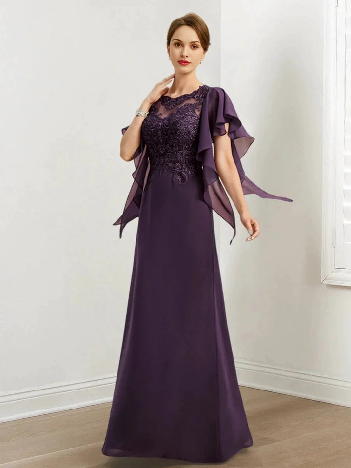 A-Line/Princess Mother of the Bride Dresses with Applique by Dreamylily