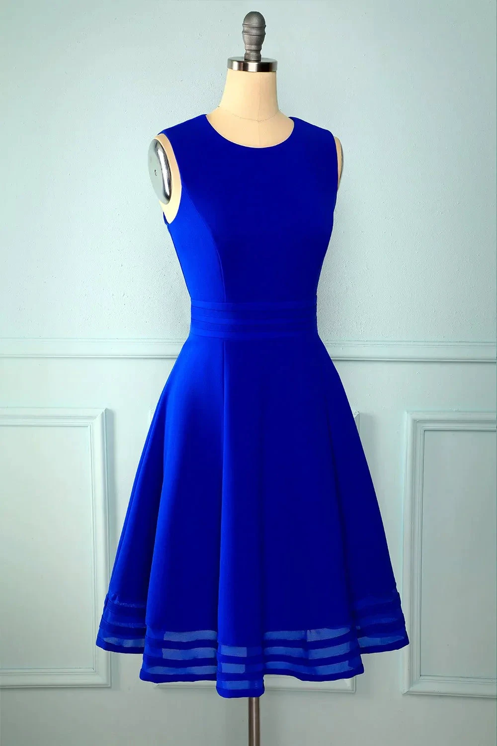 Cute Royal Blue Short Homecoming Dress 8th Graduation Dress Y672 by simplepromdress