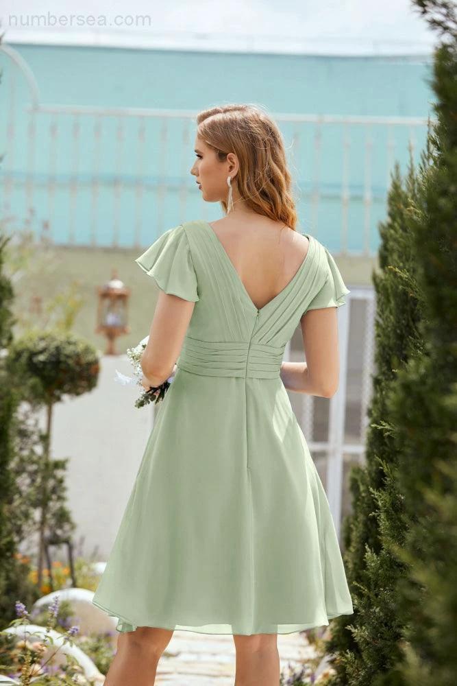 Knee Length Homecoming Dresses Formal Cocktail Prom Gown 28013 by numbersea