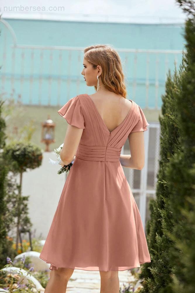 Knee Length Homecoming Dresses Formal Cocktail Prom Gown 28013 by numbersea