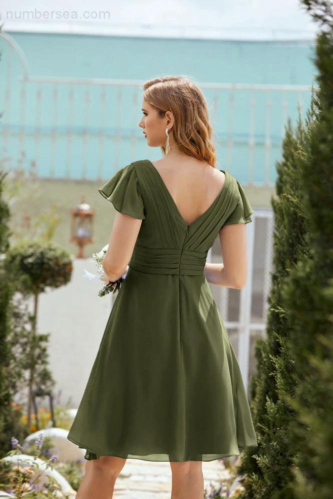 Knee Length Homecoming Dresses Formal Cocktail Prom Gown 28013 by numbersea