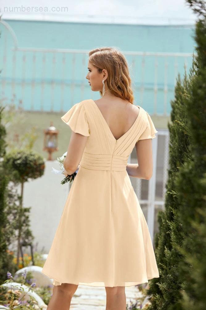Knee Length Homecoming Dresses Formal Cocktail Prom Gown 28013 by numbersea