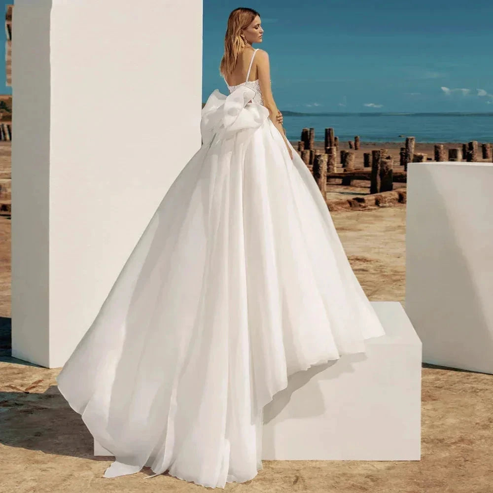 A-Line Bohemian Wedding Dresses Women&