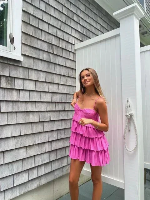 Lovely Tiered Homecoming Dress Party Dress Y3009 by simplepromdress