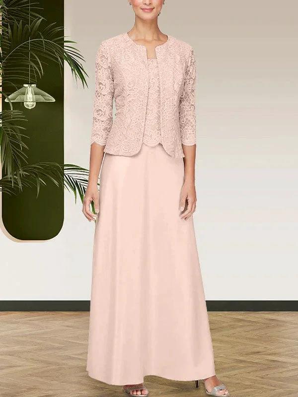 Glitter Lace &amp; Satin Skirt Jacket Dress with Open Jacket by Dreamylily