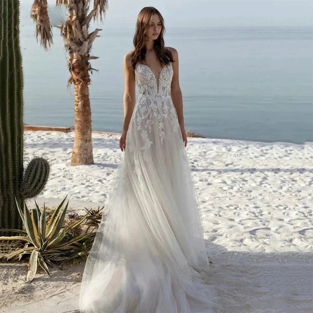 Bohemian Wedding Dresses Women&