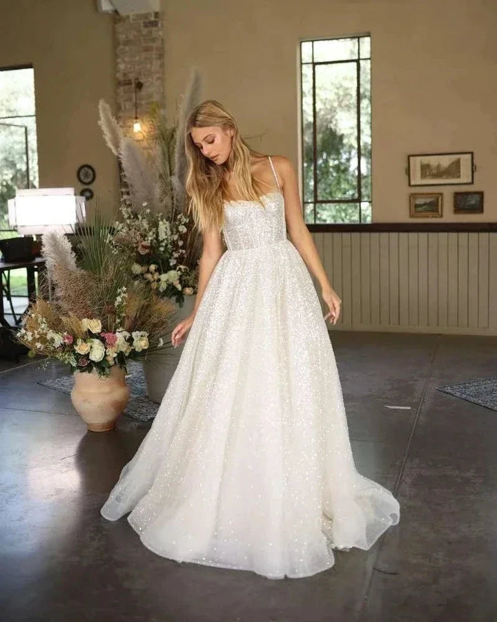 Bohemian Wedding Gowns A-Line Women&