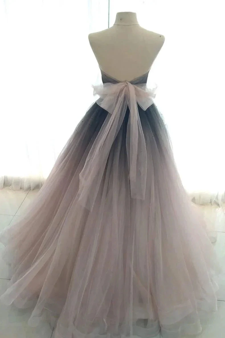 ombre prom dresses, ball gown, off shoulder prom dresses, bridal party dresses, formal dresses long Y1818 by simplepromdress
