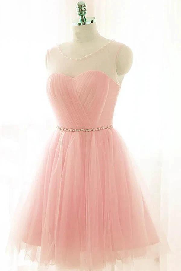 Charming Tulle Short Prom Dresses Homecoming Dresses PG019 by pgmdress