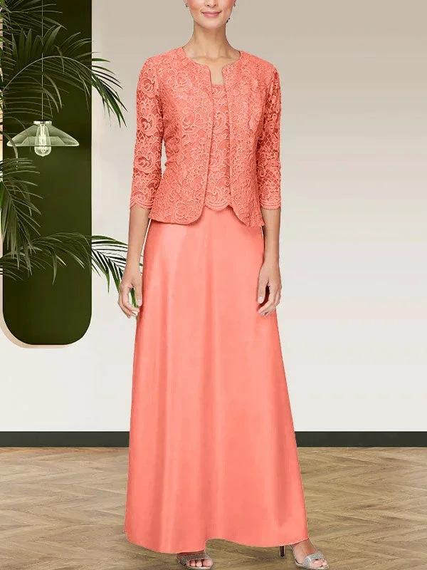 Glitter Lace &amp; Satin Skirt Jacket Dress with Open Jacket by Dreamylily